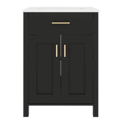 Lavabo de 24 pouces avec armoire intégrée