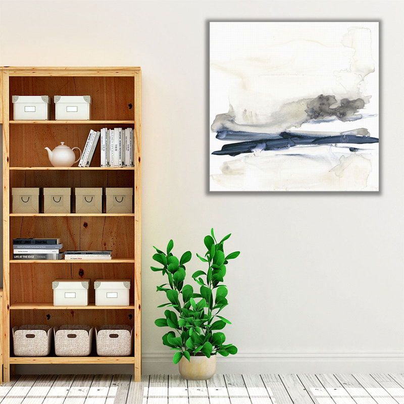 Marine Horizon Line I - reproduction d'art sur toile, H 16 po x l 16 po