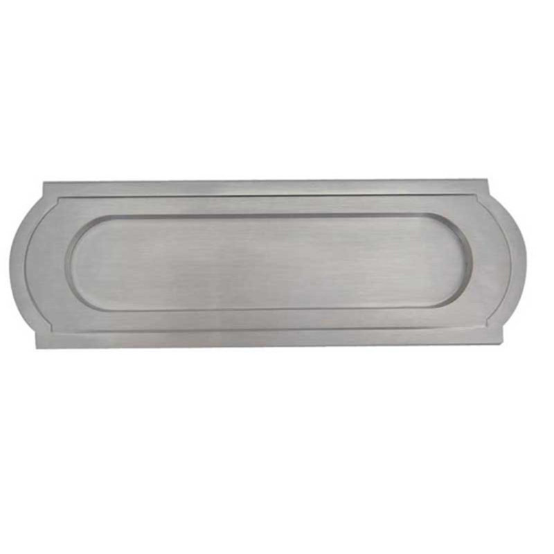 Sloane Brass Mail Slot, Satin Chrome