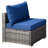 Aliva 6 - Person Modular Patio Conversation Sets with Cushions-1101398393