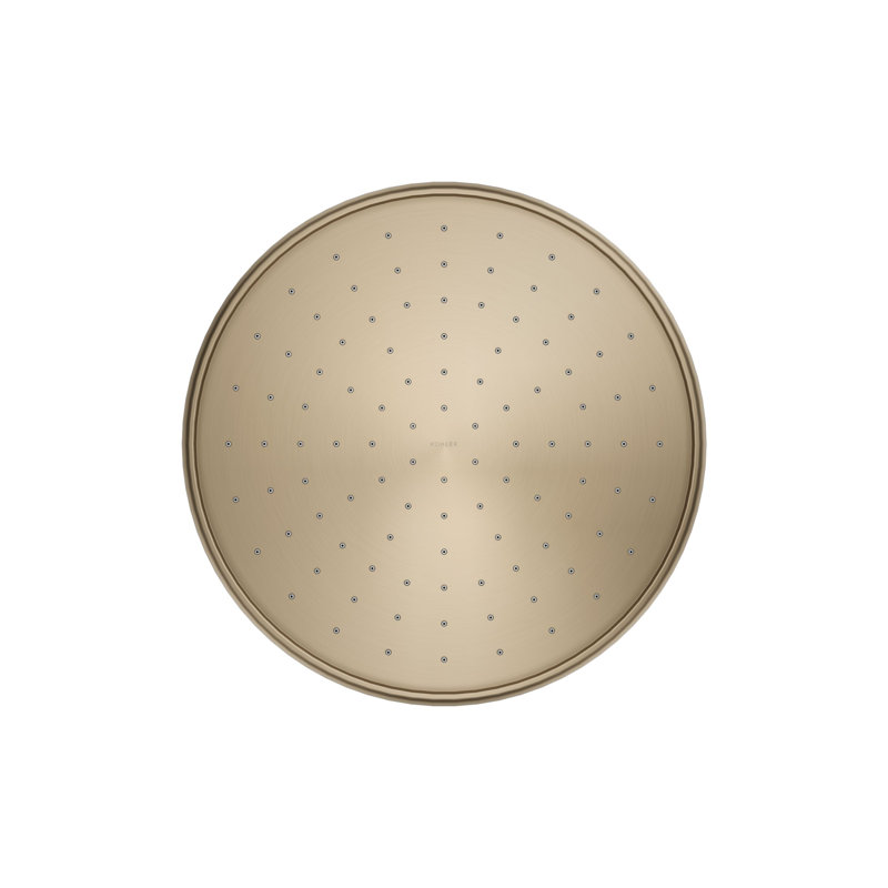 Rain Fixed Shower Head, Vibrant Brushed Bronze