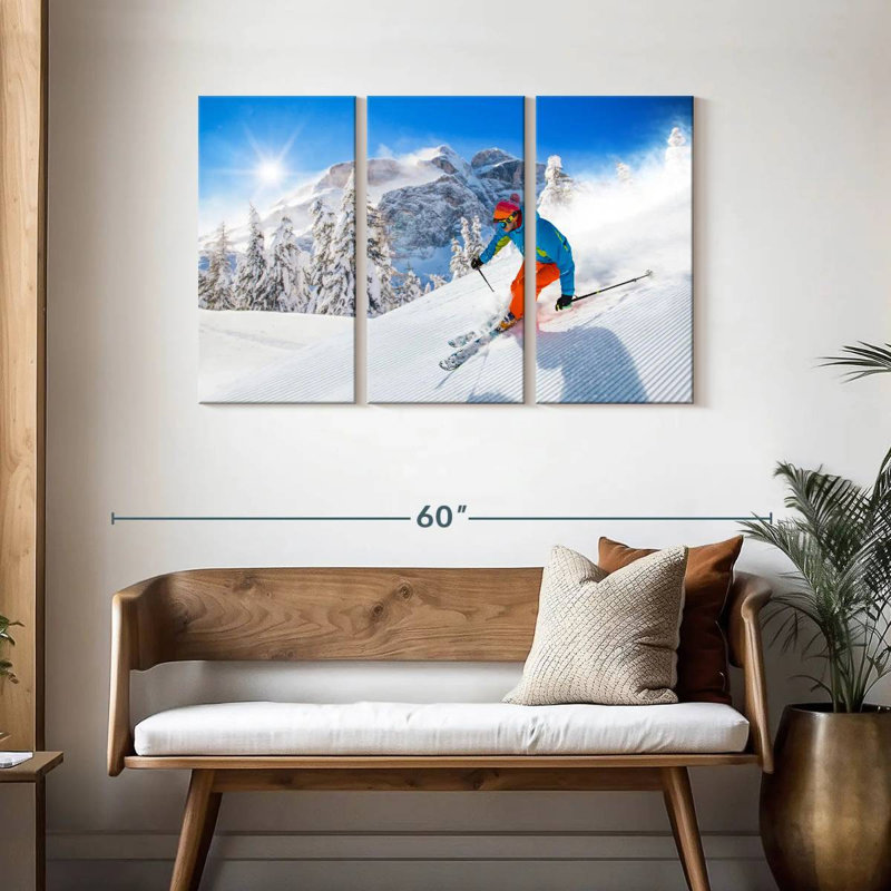 Sirci neige, ski de montagne, H 28 po x l 45 po