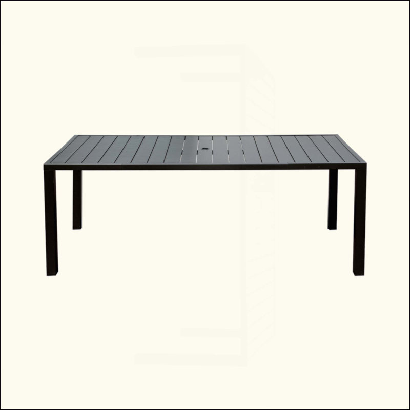 Table de salle à manger d'extérieur pour 8 personnes