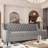 70.75" W Upholstered 3 Seater Sofa-1990807859