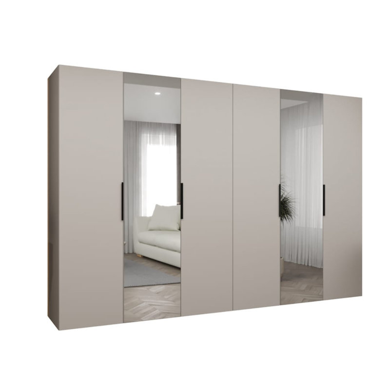 Stojadin Manufactured Wood Wardrobe, Cashmere