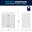 Meuble-lavabo de salle de bain avec lavabo encastré, armoire et tiroir-1994806143-1994806142