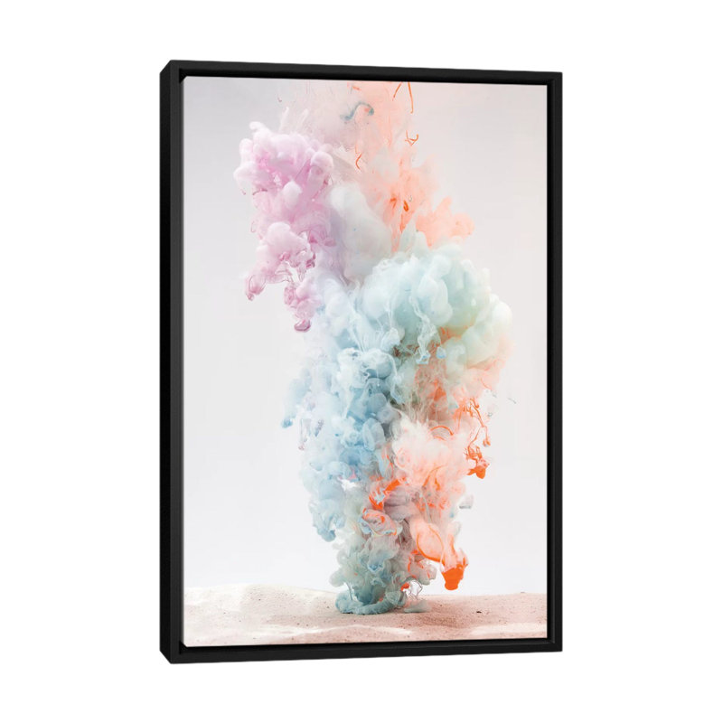 « dragon des toiles », impression sur toile, H 26 po x l 18 po x P 1,5 po, Toile avec cadre noir, Pas de tapis