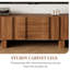 Meuble télé de salon moderne en bois de 70,9 po avec amplement d'espace de rangement et base robuste-660997307