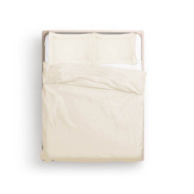 400TC Cotton Sateen Solid Duvet Cover Set