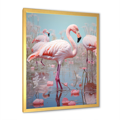 " Greater Flamingo Camargues Calm "
