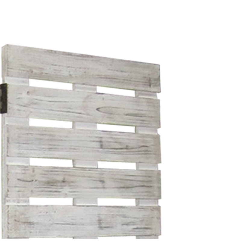 Vann 63 " W x 72 " H 3 - Panel Solid Wood Folding