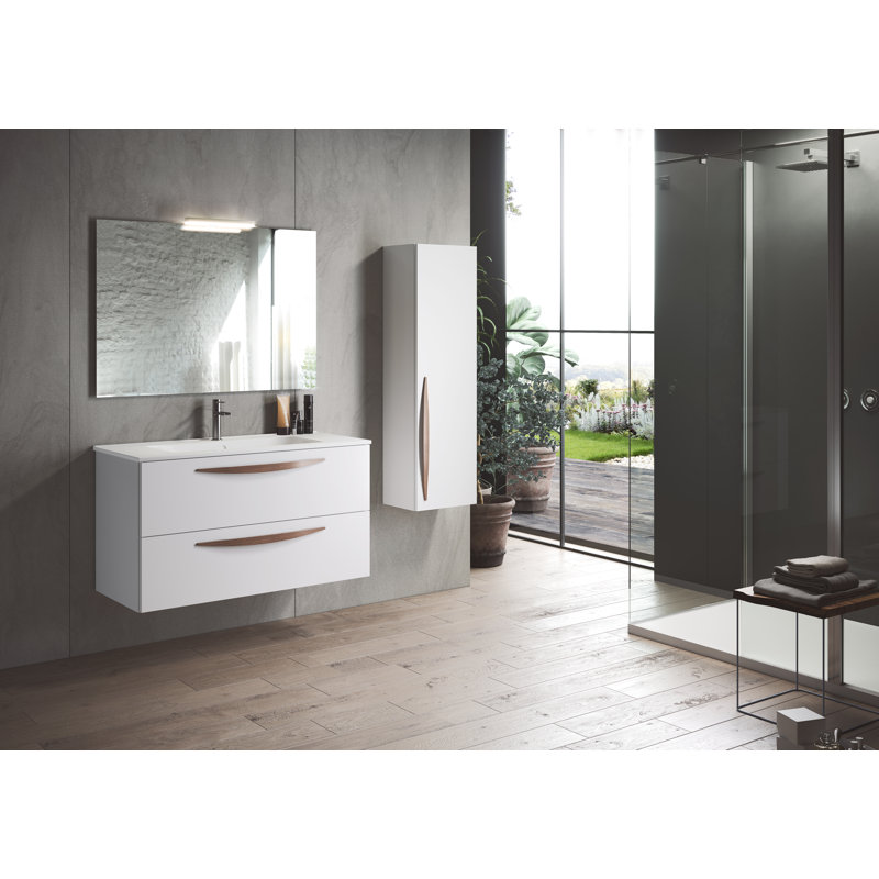 Ensemble de meuble-lavabo simple 32 po, Blanc