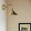 Shaliqua Industrial Armed Wall Sconce — Vintage Industrial Cone Shade, E27 Compatible.-210765148