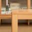 Banc de table en bois de chêne naturel pour salle à manger