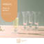 Mikasa Salerno Crystal Champagne Flute Glasses, 170ml