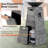 Clevette As Pic Natural Ore Powder, Steel, Stainless Steel, PVC Propane Smokeless Fire Pit