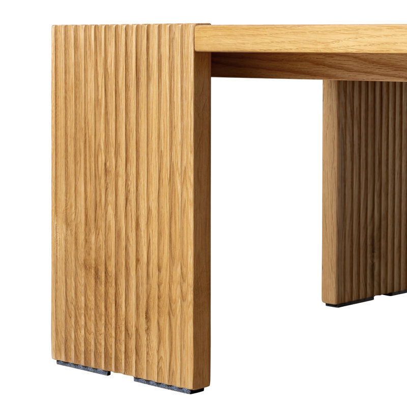 Table basse Burrell Sqaure, H 14,37 po x L 26,38 po x l 26,38 po