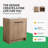 Kinslie 30'' Single Bathroom Vanity with Ceramic Top，2 Soft Close Doors and 1 Adjustable Shelf-1395029587-1368887394