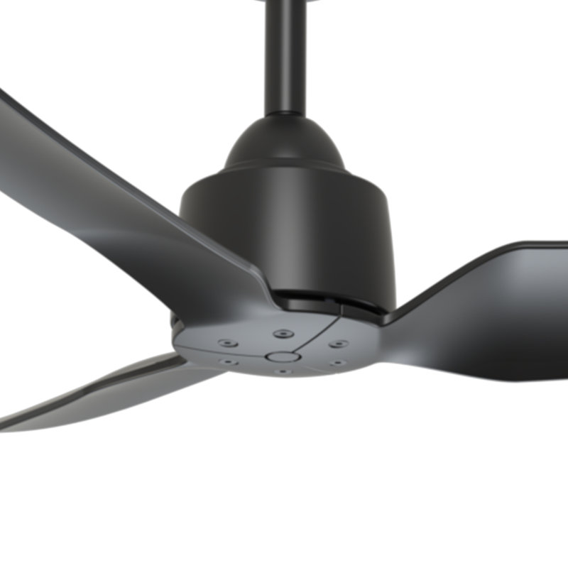 Hugo 42-In Ceiling Fan, Matte Black, Matte Black, 42" Wide