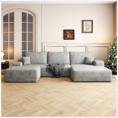 Canapé modulaire 107 po avec 1 repose-pieds Cloud