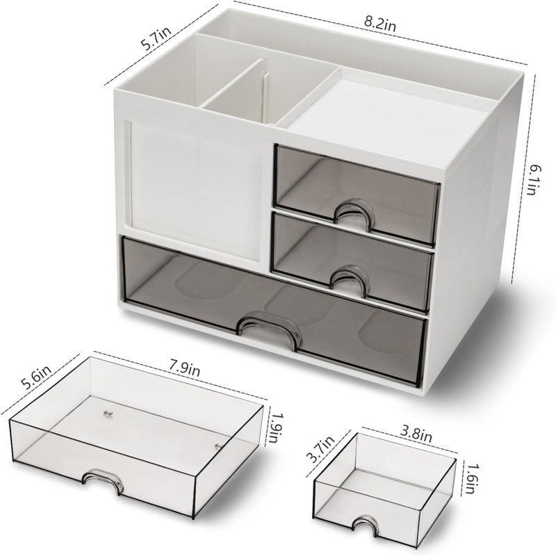 Roshawna Manufactured Wood Desk Organiser