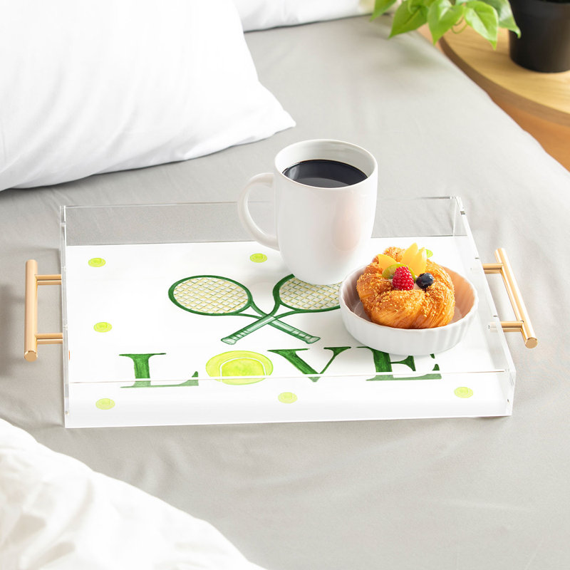 Plateau en acrylique Annechovie Tennis Love