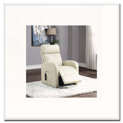 Synthetic Leather Power Motion Recliner with Lift