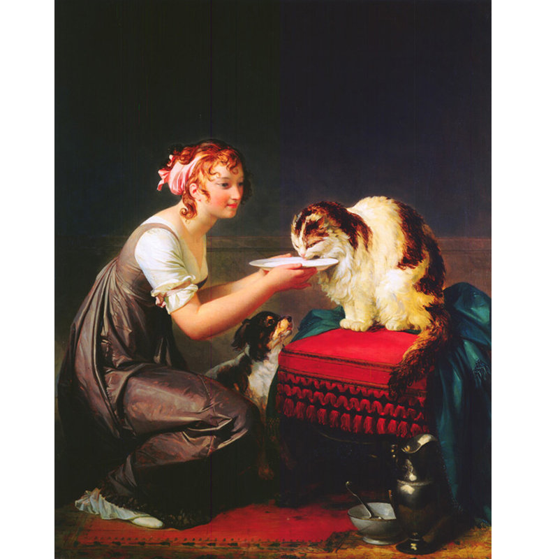 The Cat's Lunch, 18" H x 14" W