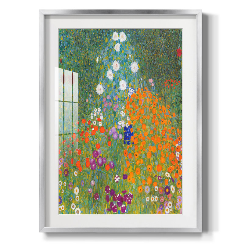 Gustav Klimt XVII - impression encadrée, Argent