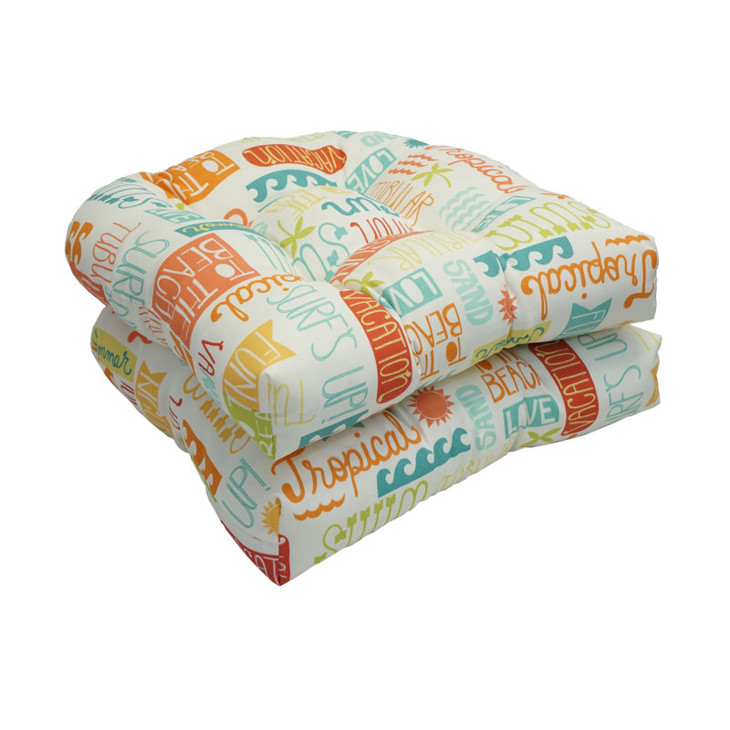Outdoor 5'' Seat Cushion, Summer Fun