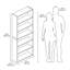 Sylvan 6 Tier 63" H x 24" W Standard Bookcase-260938605