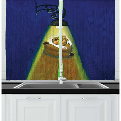 Pointed Kitchen Curtain