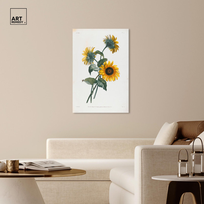 Art Remedy, impressions sur toile, tournesols, 1805, Toile tendue, H 45 po x l 30 po