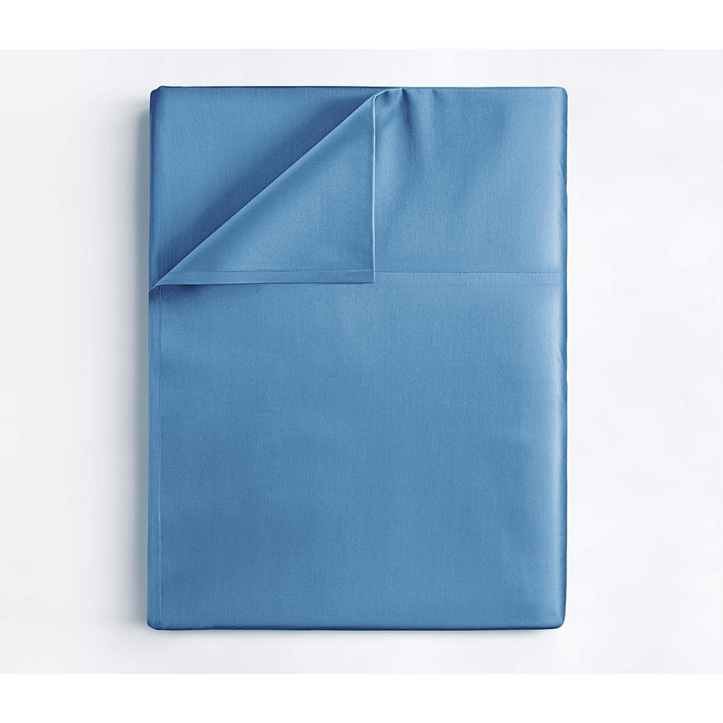 Soft Flat Sheet – Cooling, Breathable & Wrinkle Free Top Sheet, Burgundy, Twin XL