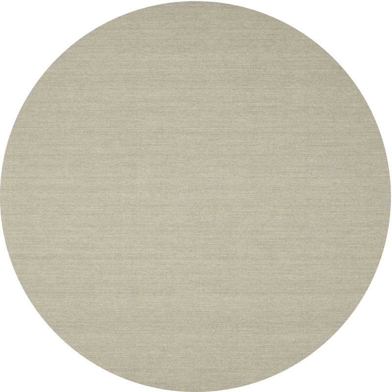 Surface beige contemporaine tapis, Rond 6 pi