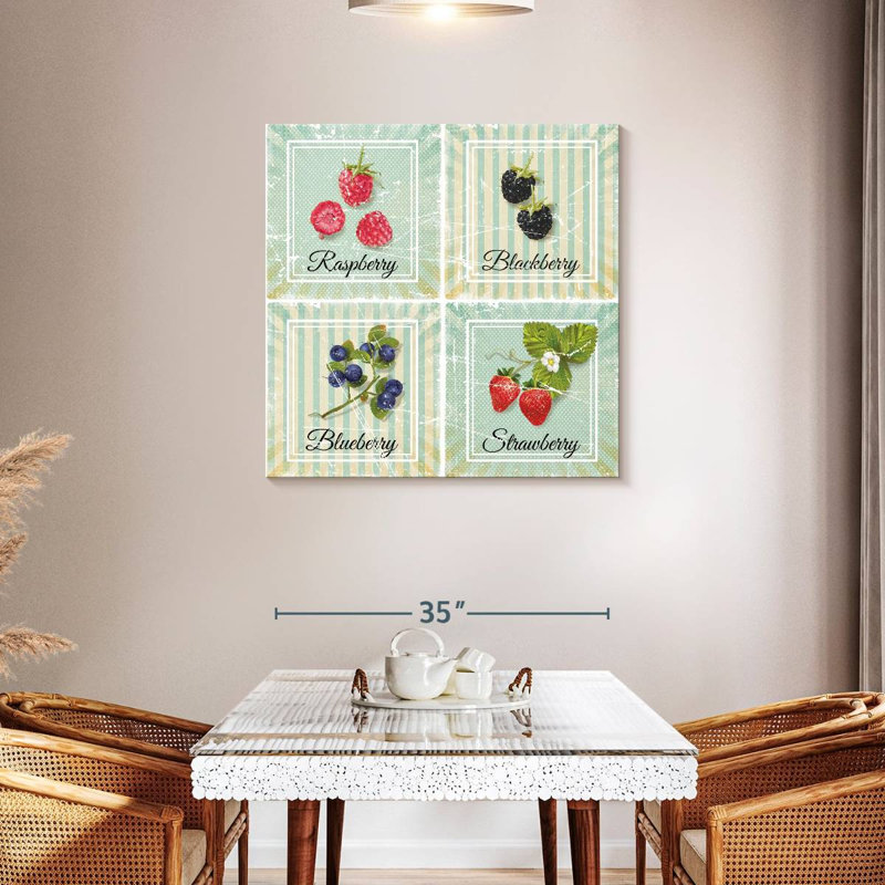 Berries Delight, 36" H x 36" W
