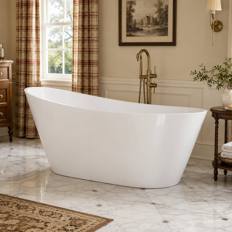 Baignoire de trempage profonde 55 po