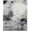 Stotfold Abstract Area Rug in White/Granite