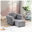 Fauteuil inclinable, canapé rembourré avec repose-pieds pour enfants