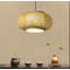 Luminaire suspendu en bambou naturel fait à la main de style japonais