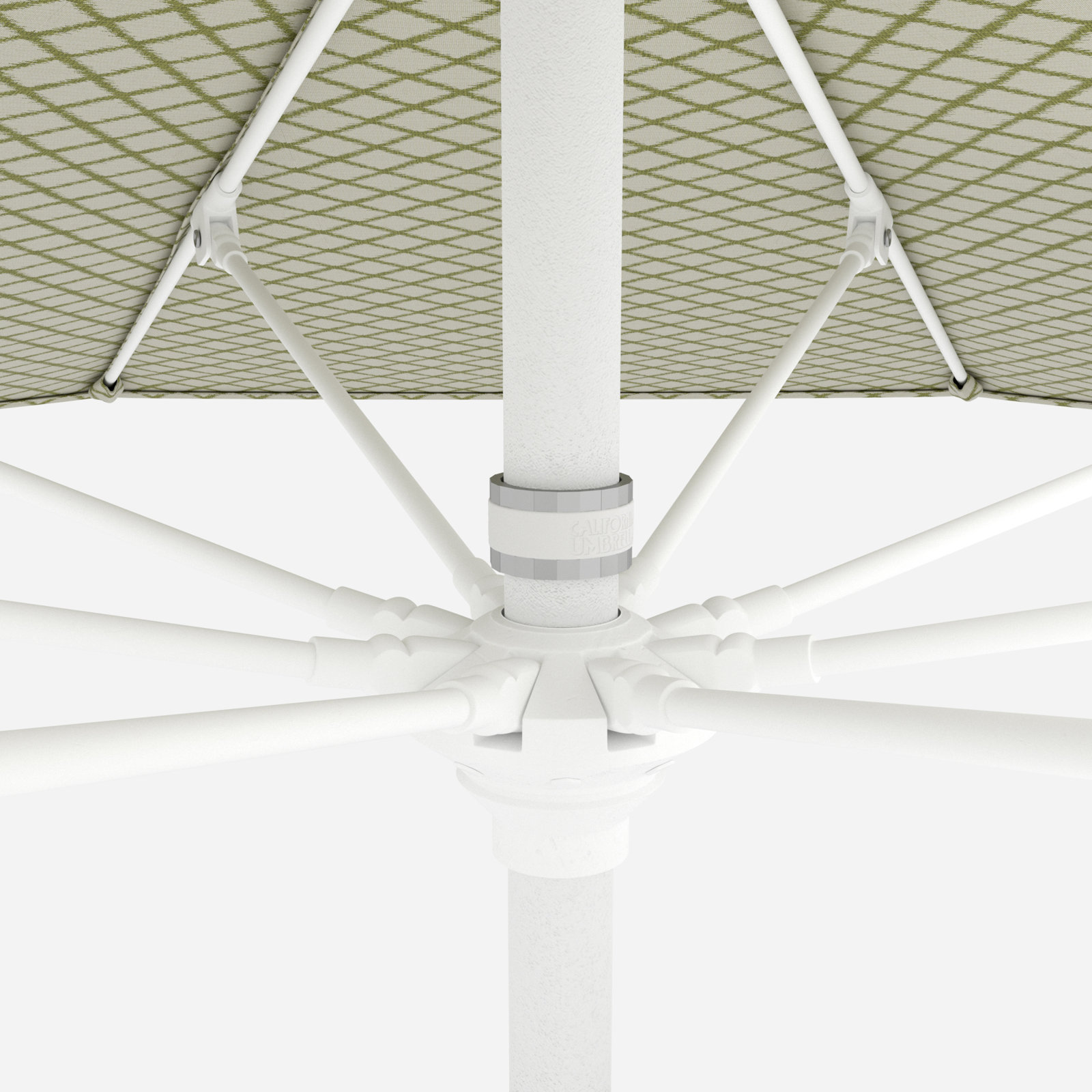Santana 9' Umbrella, Lavalier Palm Outdura®