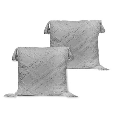 Tassels Cotton Outdoor Throw Pillow