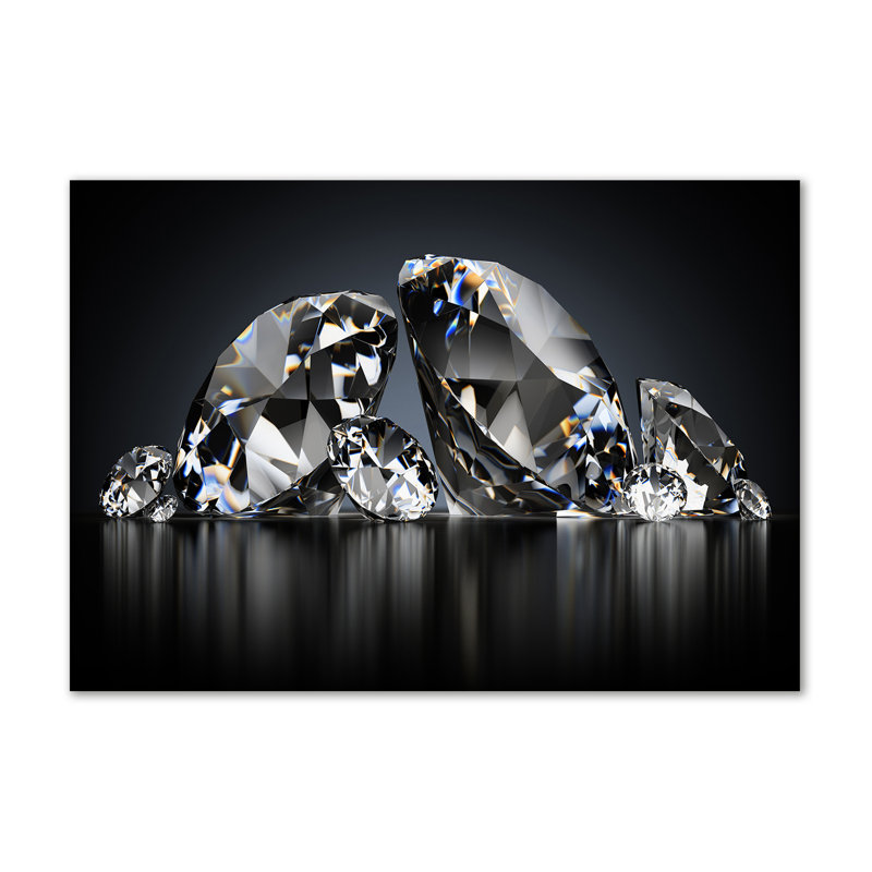 Diamonds - Wrapped Canvas Print