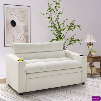 Ayvion 47.64"W Comfortable Convertible Chaise Lounge