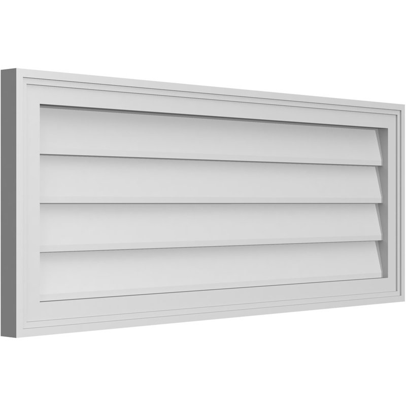 Cadre en brique, brun clair apprêté, H 16 po x l 40 po x P 1,5 po
