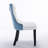 Modern Tufted Upholstered Parsons Dining Chair with Nailhead Trim-1952214530-1952214559