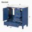 Ensemble de meuble-lavabo simple avec plateau 18,30 Neomi-1441258575