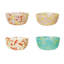 Traver Round Glass Bowl With 4 Pattern Design Styles