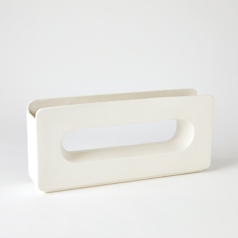 Handmade Ceramic Table Vase, White