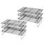 2 Pack 3-Tier Stackable Cooling Rack, Non-Stick Wire Cake Rack For Pies, Cookies, Pastries